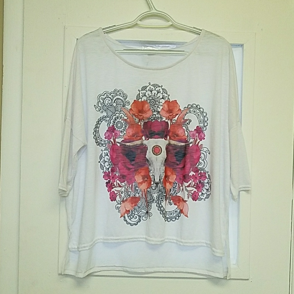 Flowers Printed Top